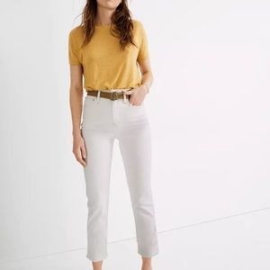 Madewell Straight cropped jeans